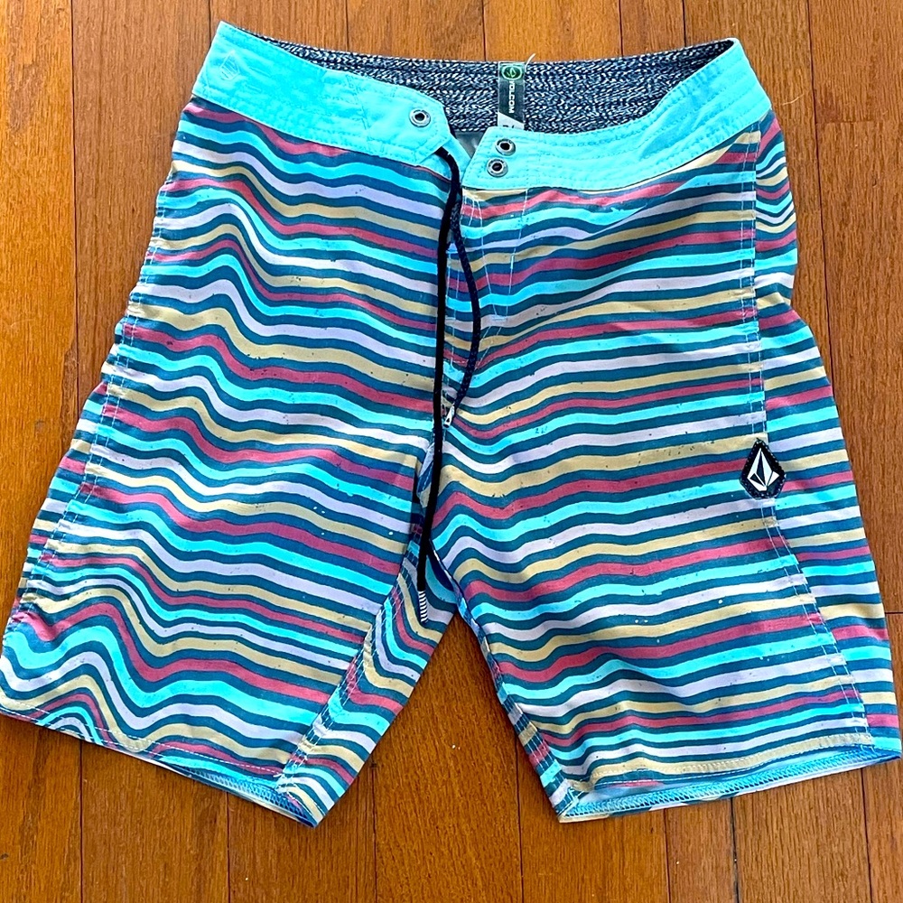Boys size 26 or 12 volcom swim shorts